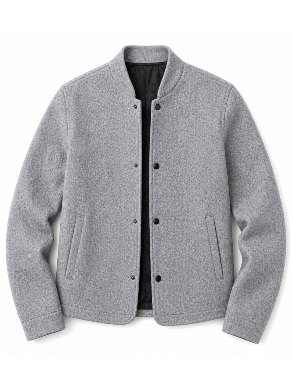 The Heather Grey Bomber Jacket